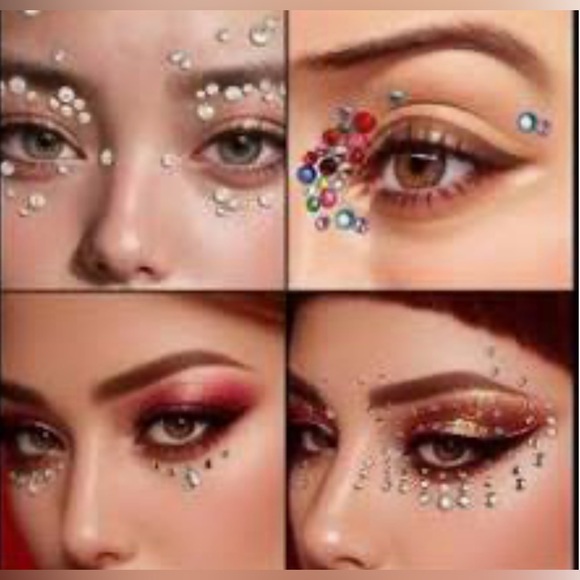 Sale‼️Body Art -Face Rhinestones -New in Packaging Set of 2 - Picture 1 of 4